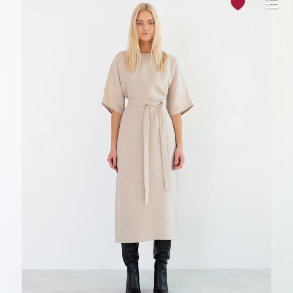 Love and Confuse Clementine linen dress